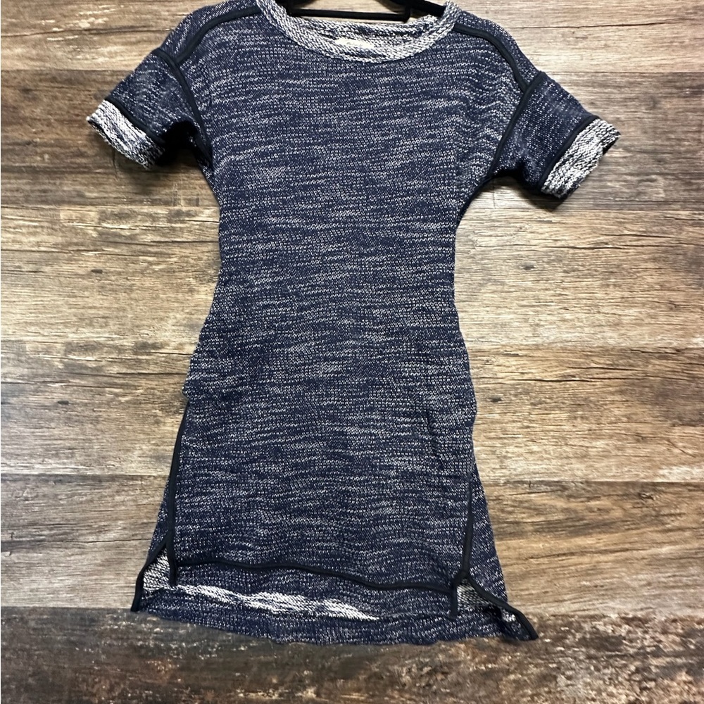 Madewell Navy Knit Tshirt Dress